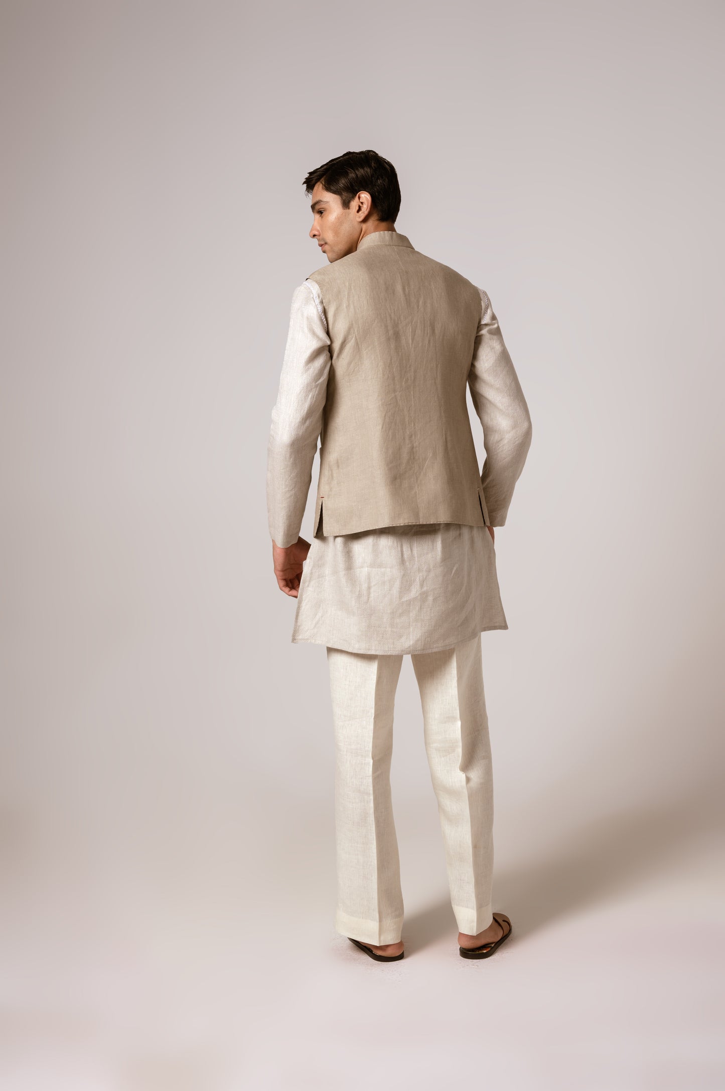 Sadri In Oatmeal Linen