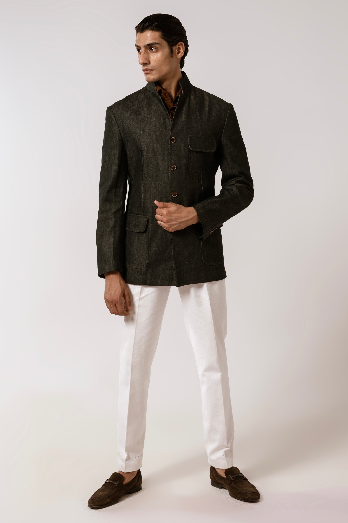 Stan Jacket In Raw Denim