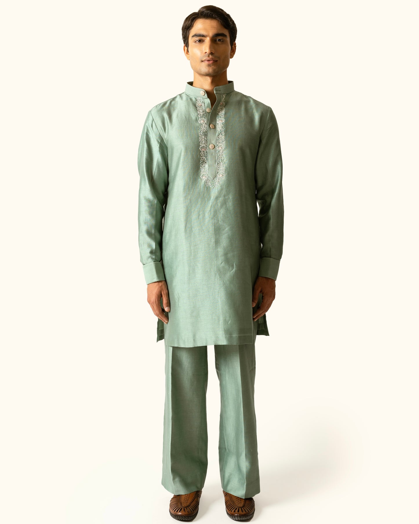 Sage green Kurta