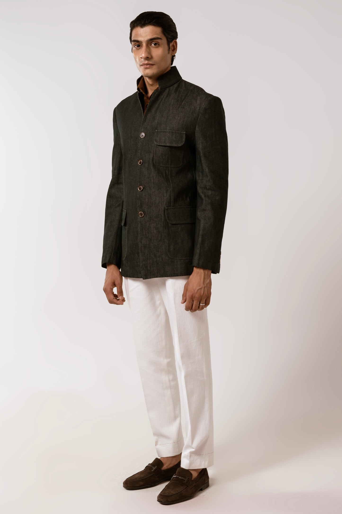 Stan Jacket In Raw Denim