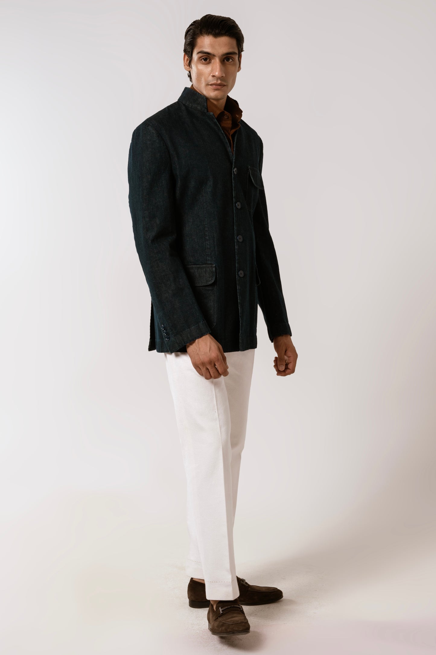 Stan Jacket In Blue Denim