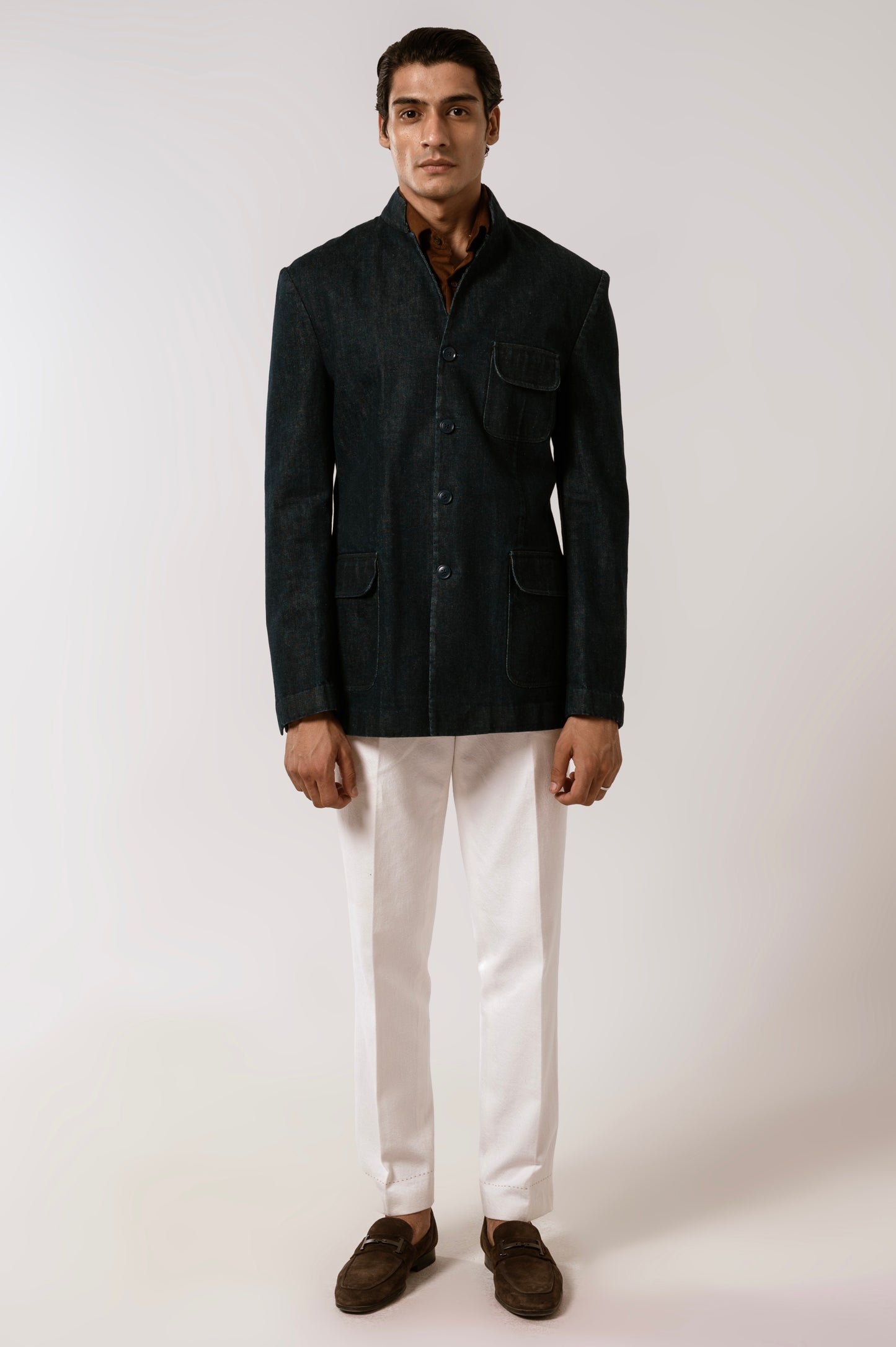 Stan Jacket In Blue Denim