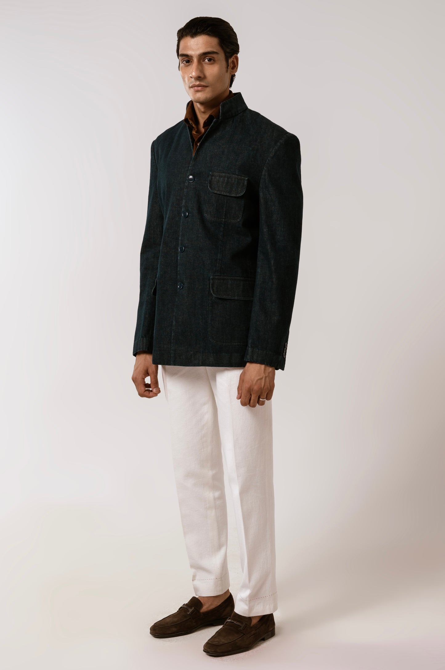 Stan Jacket In Blue Denim