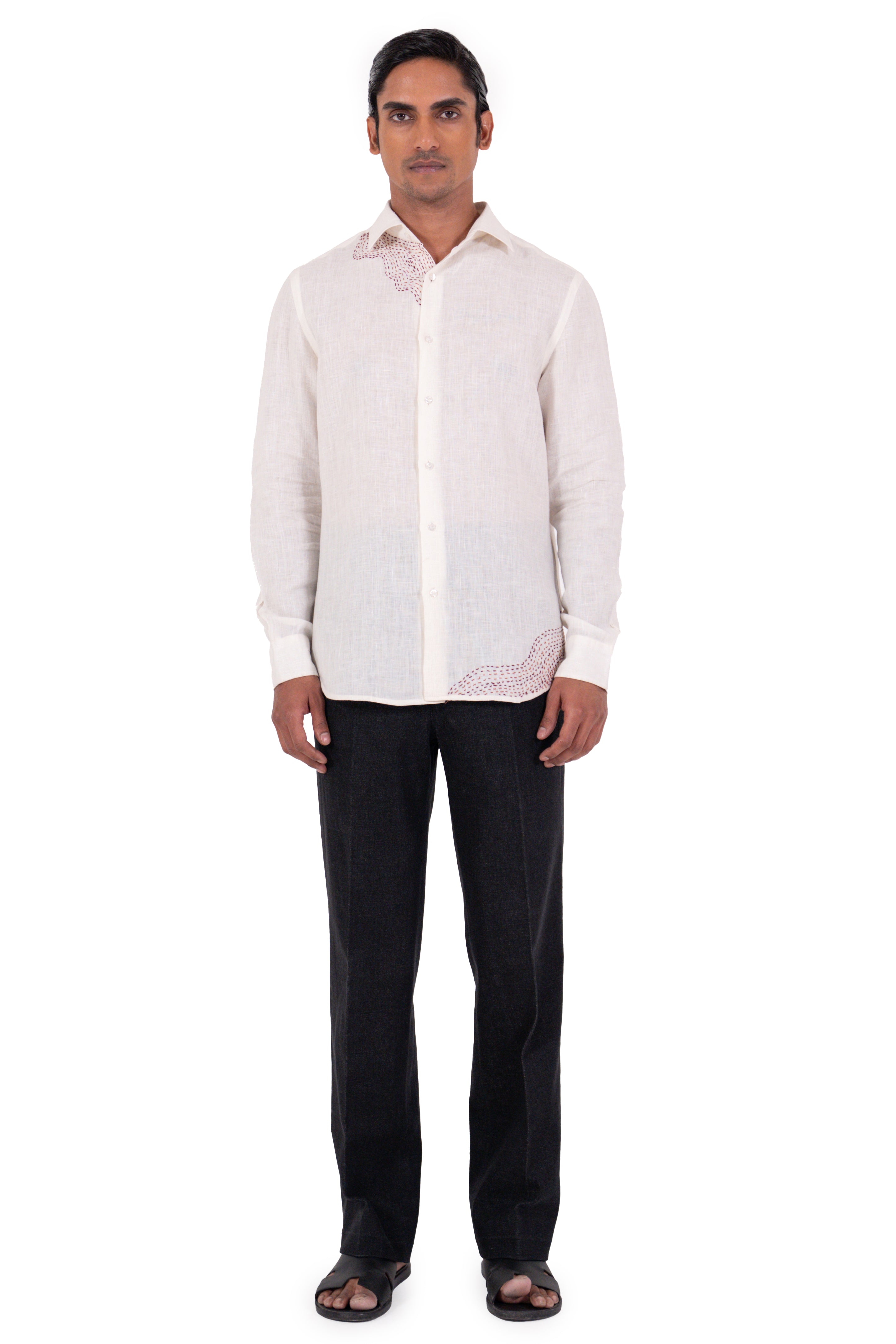 Wave Kantha Shirt