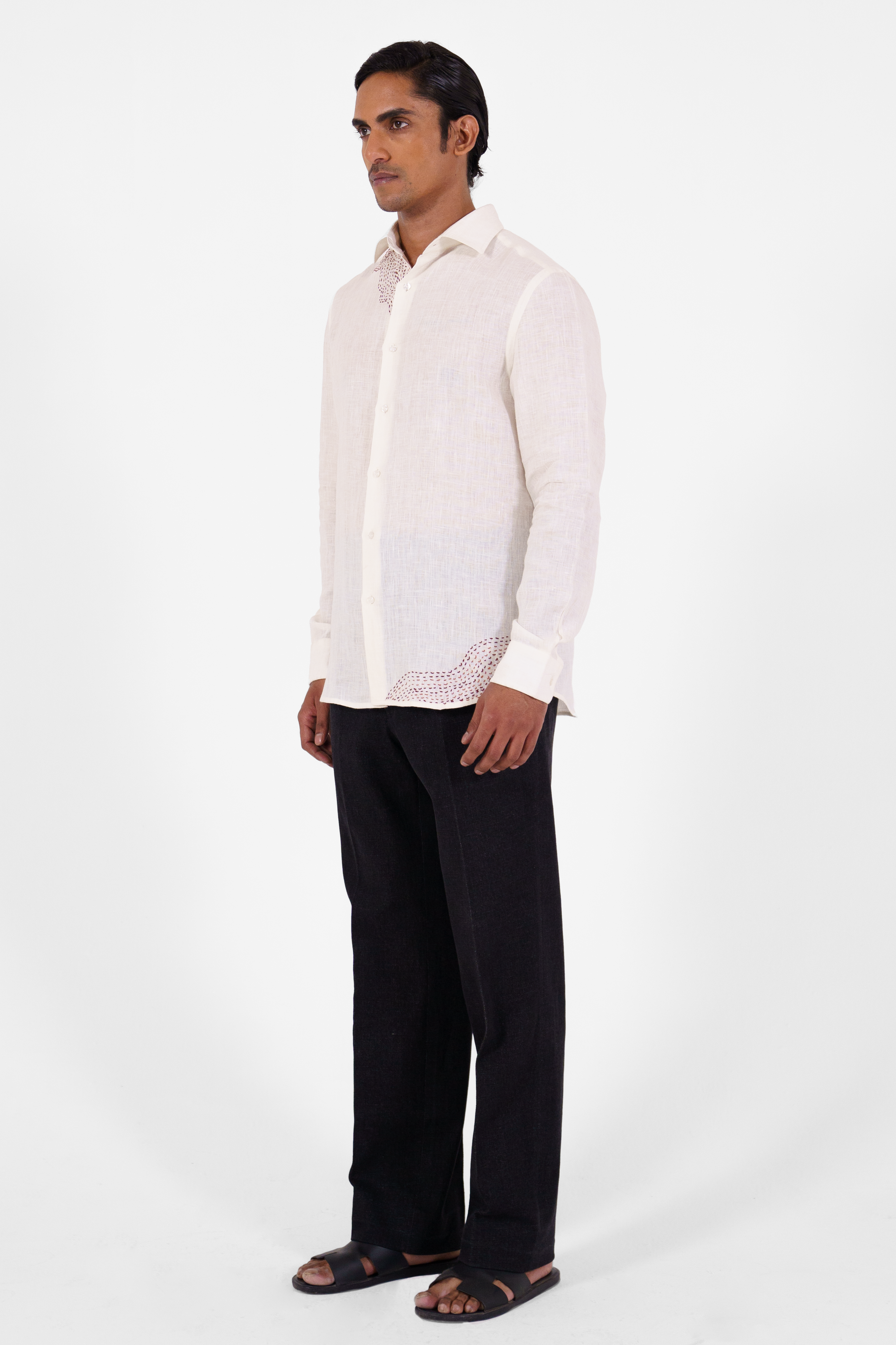 Wave Kantha Shirt