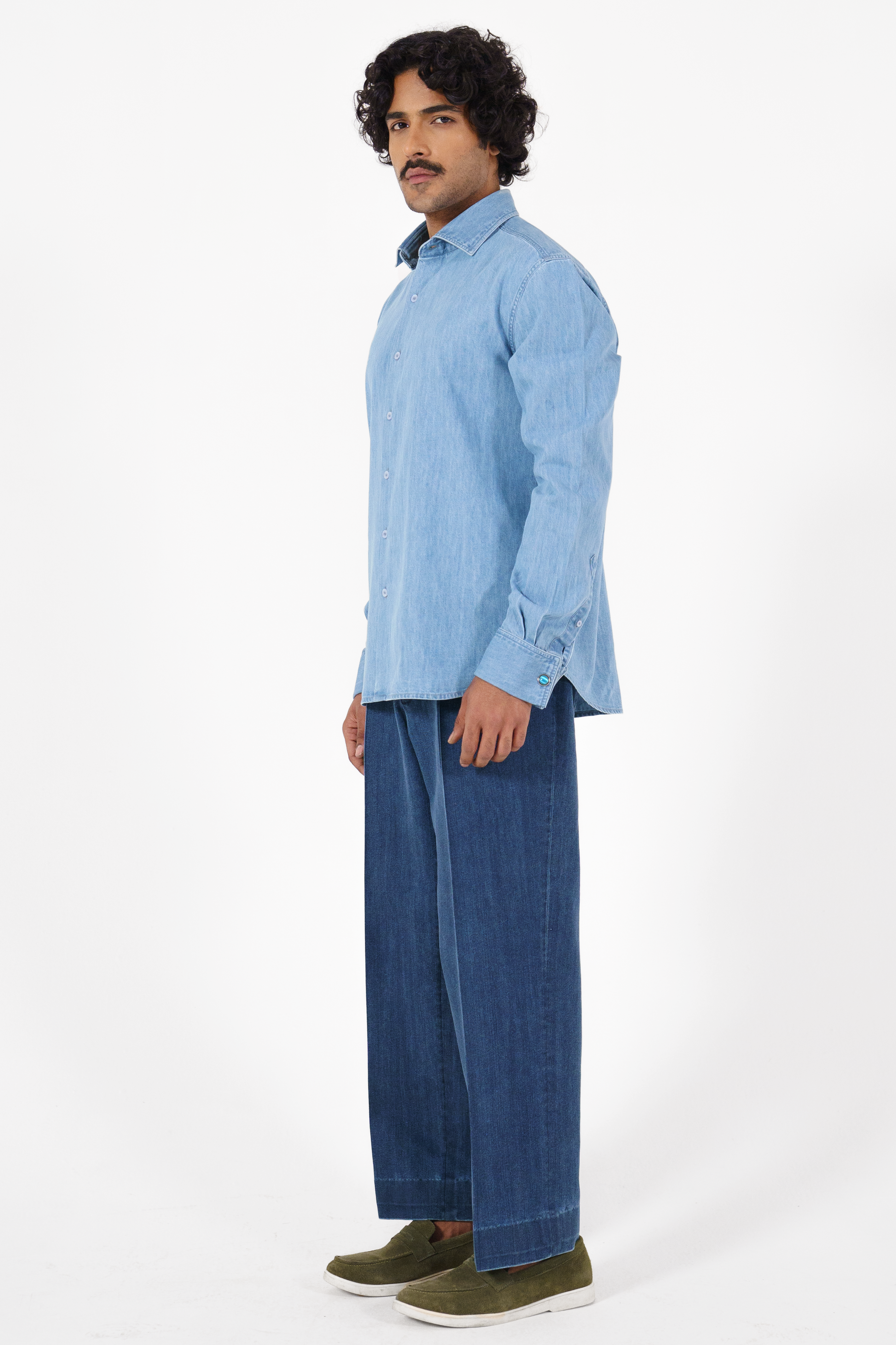 Denim Bartack Shirt