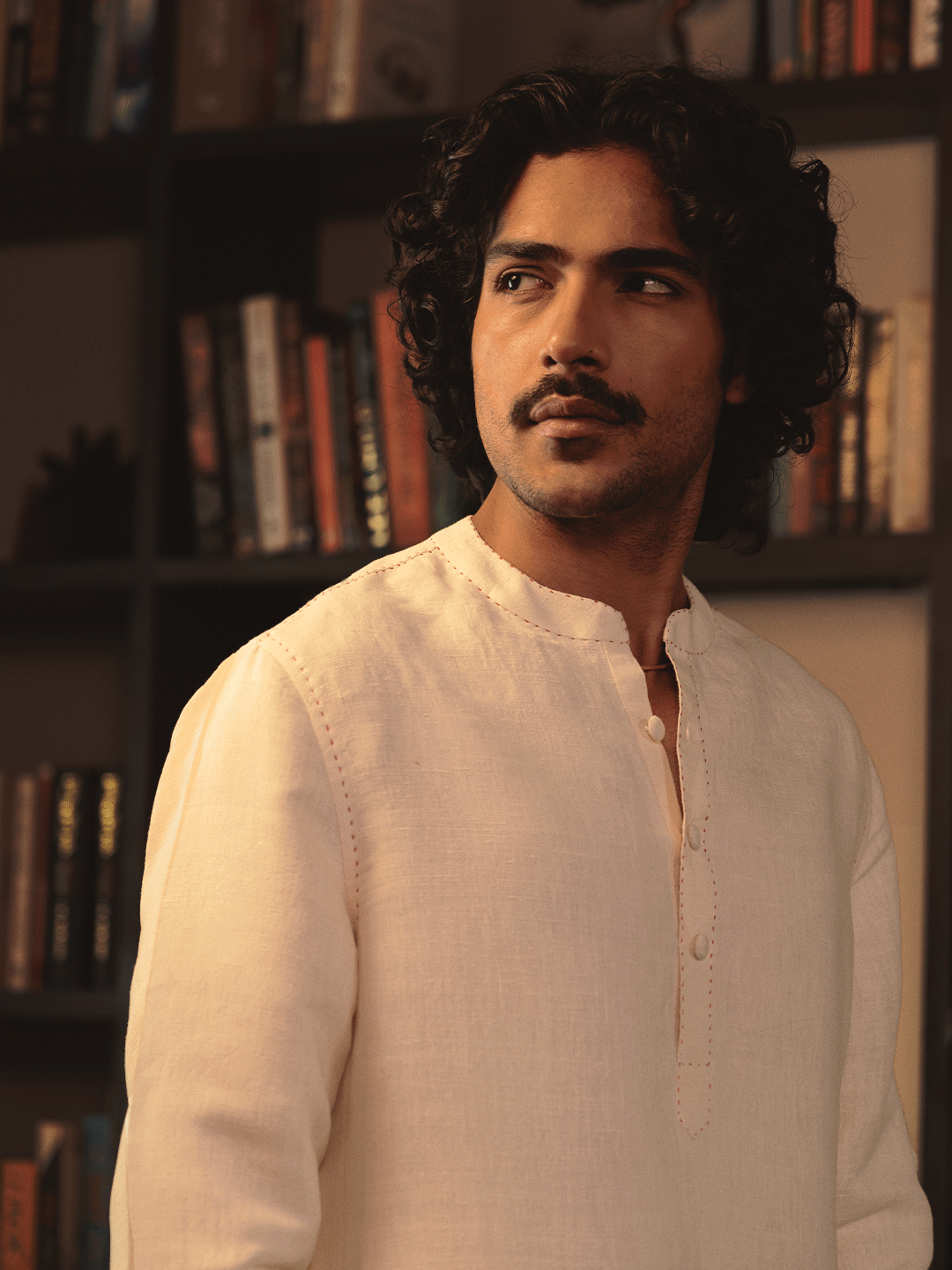 Kantha Khadi Kurta