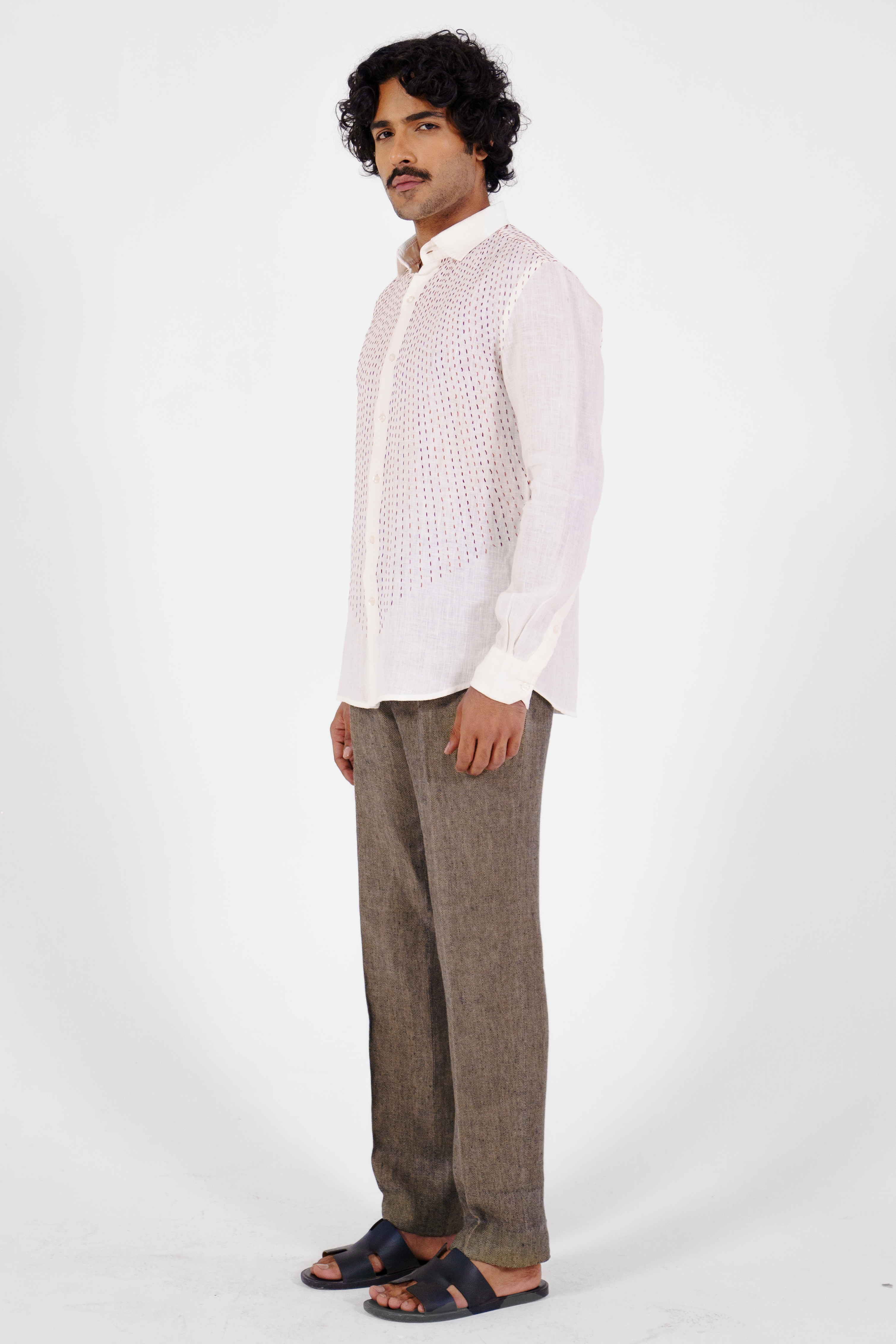 Falling Kantha Shirt