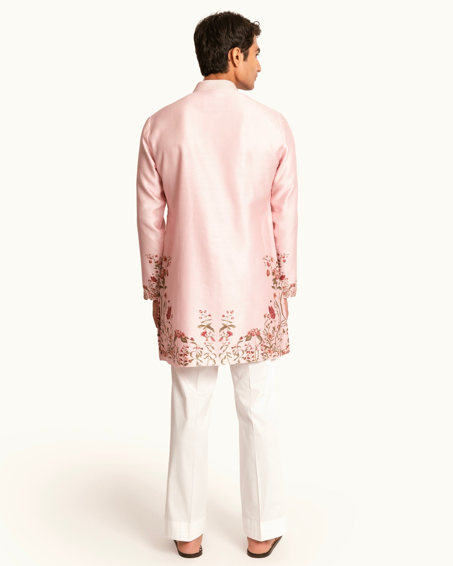 Dusty Pink Floral Printed Kurta Set