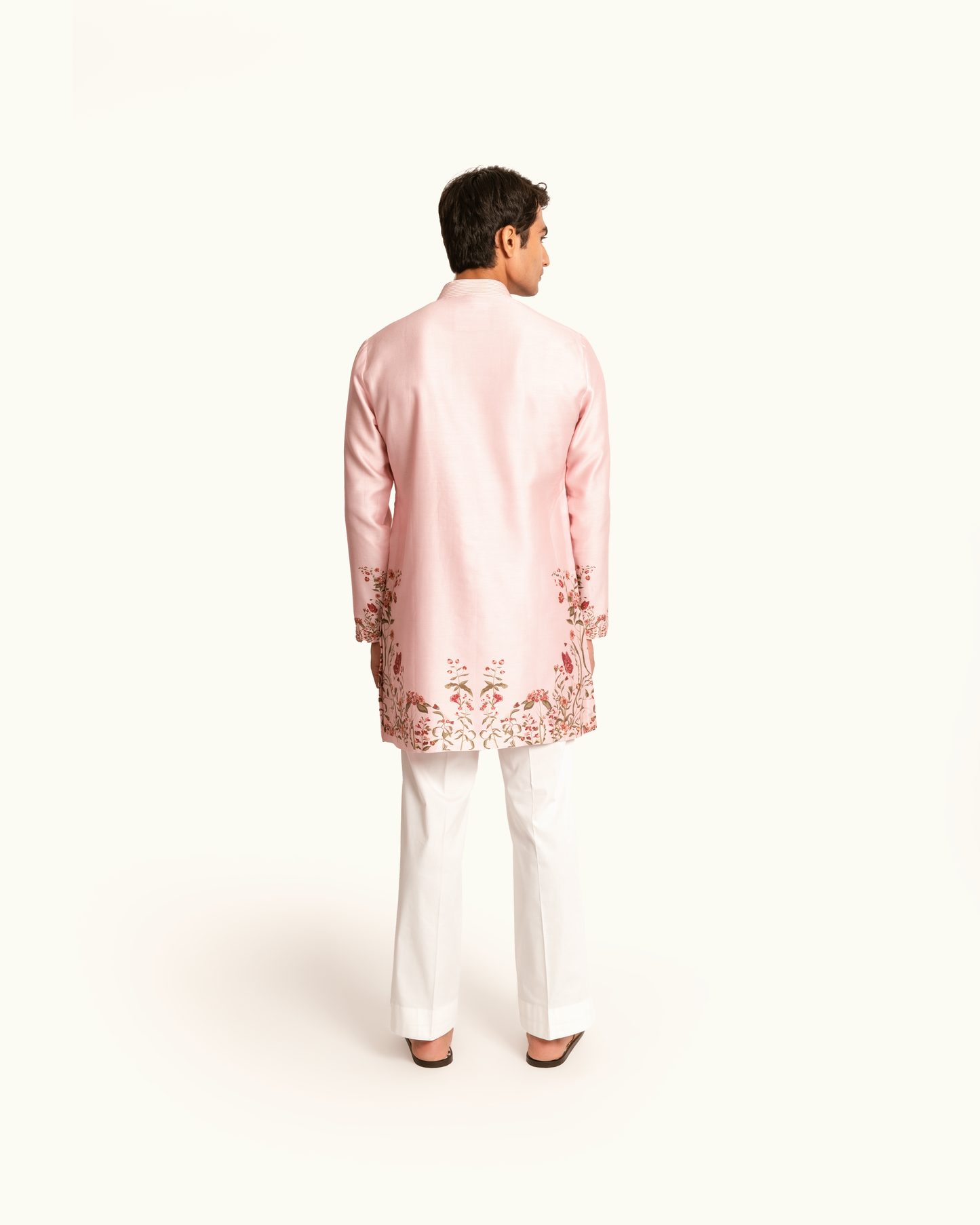 Dusty Pink Floral Printed Kurta Set