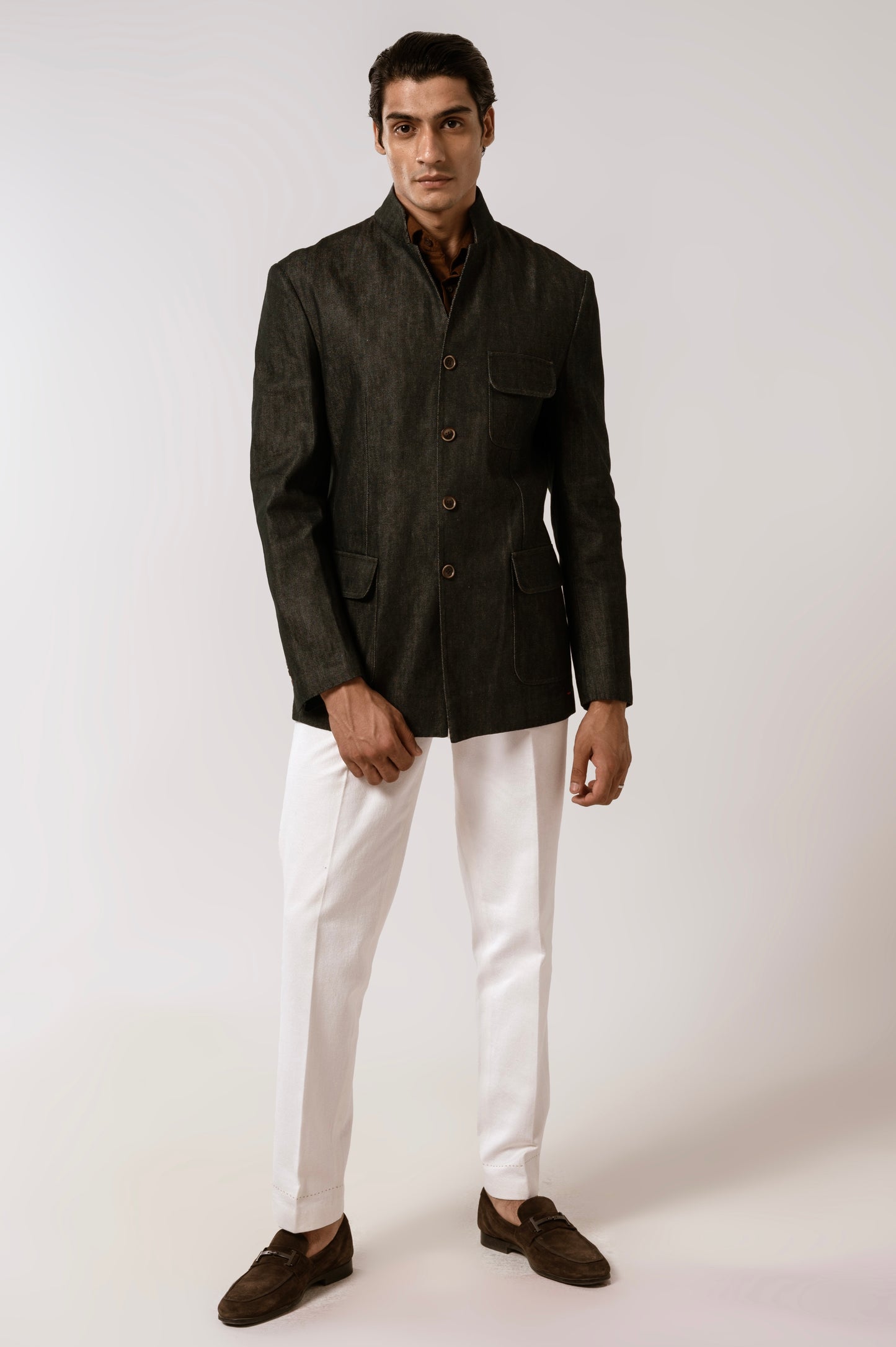 Stan Jacket In Raw Denim