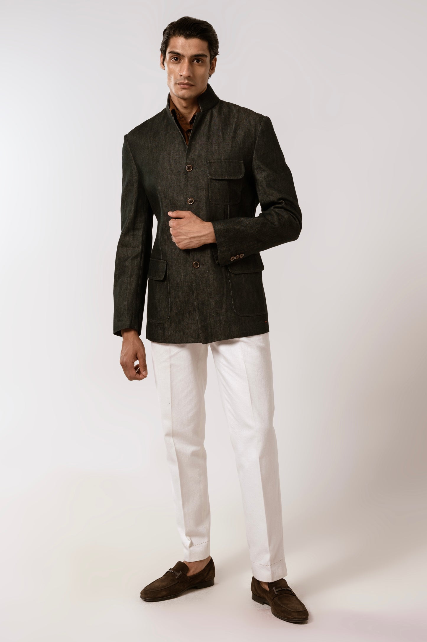 Stan Jacket In Raw Denim