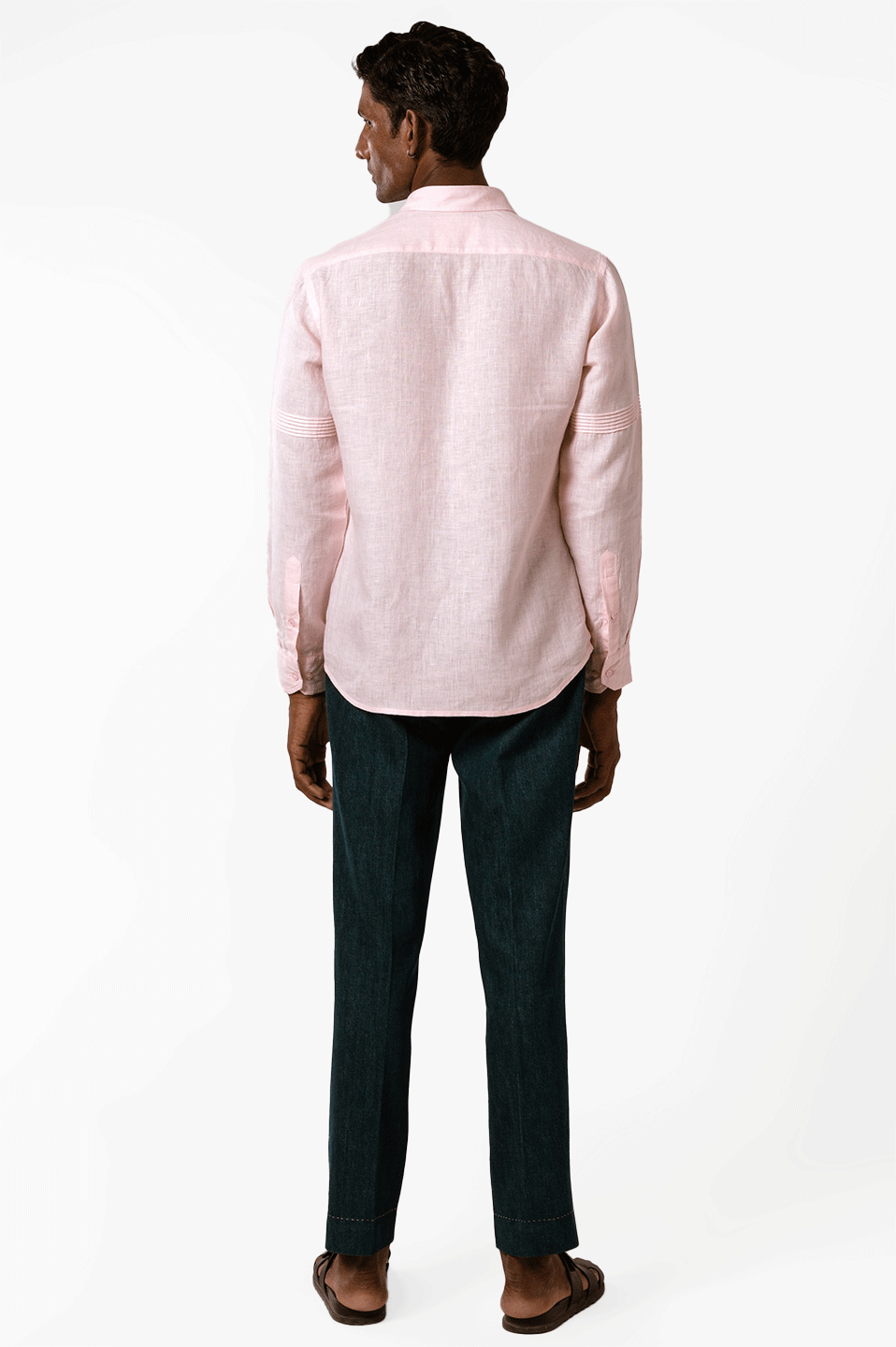 Linen Shirt in Dusty Pink